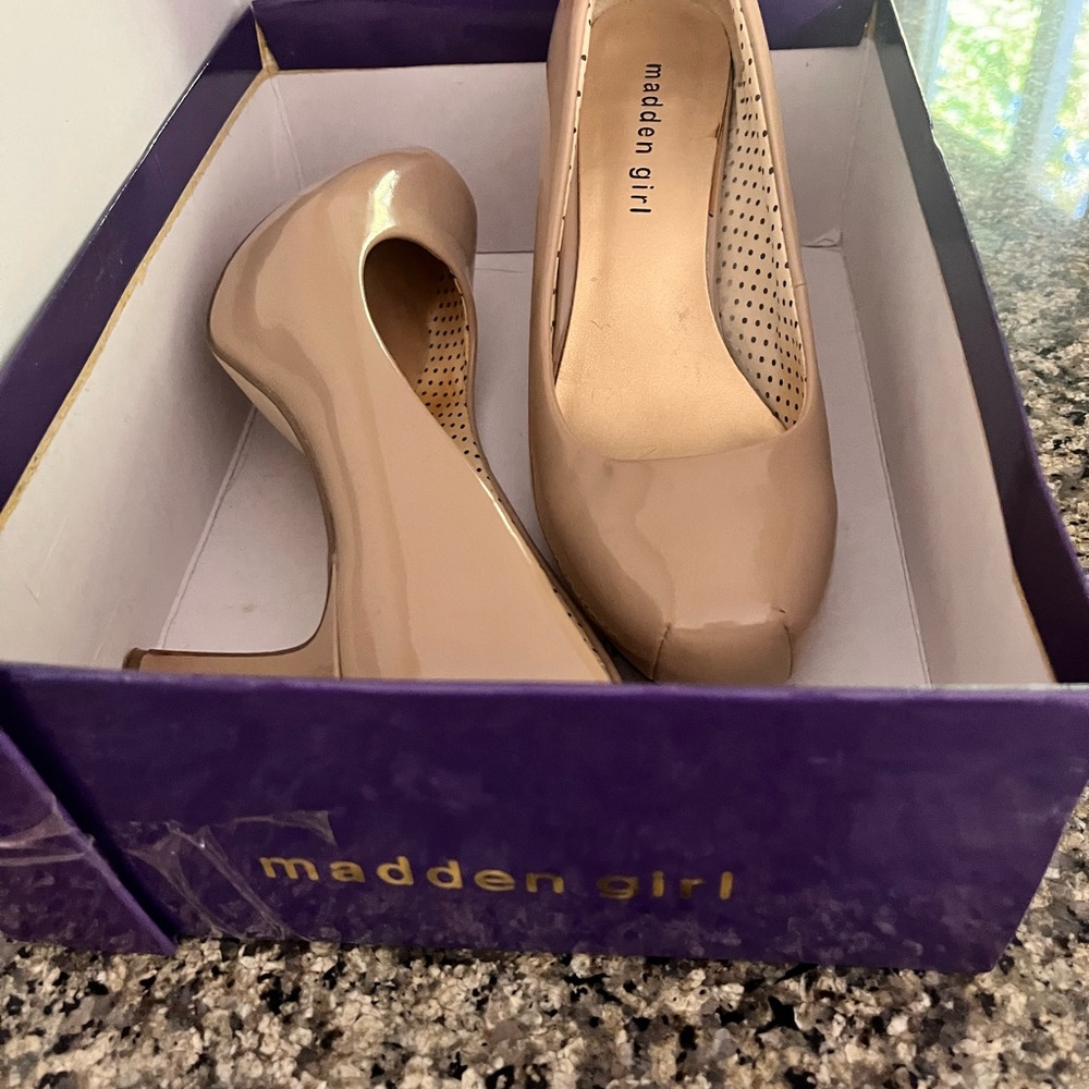 Madden Girl Nude Heels -7